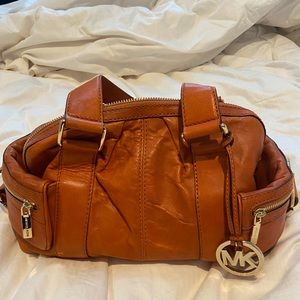 MICHAEL Michael Kors orange satchel bag